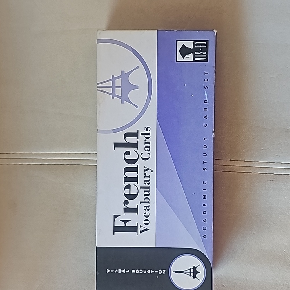 French Vocabulary Cards